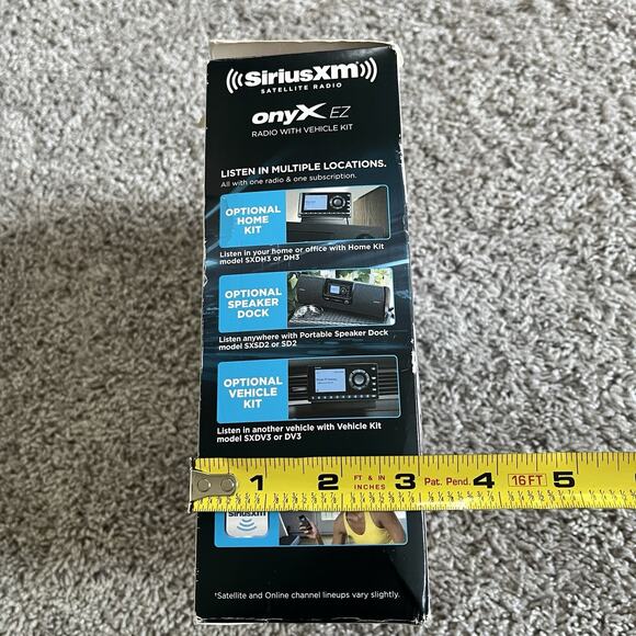 Sirius XM Onyx EZ Radio Vehicle Kit New Open Box - Picture 15 of 16